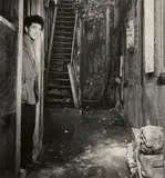 Christian Bérard, Giacometti à la porte de son atelier