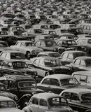 Hannes Kilian, Motorisiertes Deutschland, 1959, Vintage ferrotyped gelatin silver print on Agfa paper