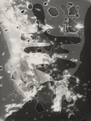 Anneliese Hager, Photogram, 1945 - 1949, Vintage photogram on gelatin silver paper