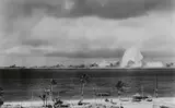 Joint Army Navy Task Force One Photo, Untitled (Bikini Atoll), 1946, 4 vintage ferrotyped gelatin silver prints. From