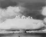 Joint Army Navy Task Force One Photo, Untitled (Bikini Atoll), 1946, 4 vintage ferrotyped gelatin silver prints. Each print approx