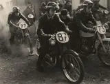 Adolf Rossi, Racers, c. 1960, Vintage gelatin silver print