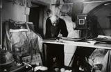 Gisèle Freund, Josef Sudek in seinem Atelier