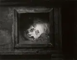 Peter Hujar, Palermo Catacombs #8, skull in window
