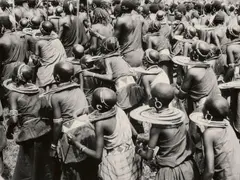 Leni Riefenstahl, Untitled (from the series : Massai), 1963, Vintage ferrotyped gelatin silver print on Agfa paper