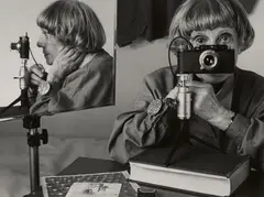 Abe Frajndlich, Ilse Bing, New York City, 1986, Gelatin silver print