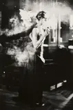 Pamela Hanson, Smoker, Paris (Spanish Vogue), 1993, Gelatin silver print, printed