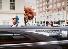 Bryan Adams, Michael J. Fox & Tatjana Patitz in the Limo, New York, 2010, Archival pigment print on dibond