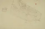 Jacob Philipp Hackert, Study with Fishermen and Boats, Pencil