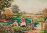 Myles Birket Foster, Two Rural Scenes