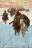 The Wounded Cossack by Franz Alekseyevich Roubaud, Oil on canvas, offered Nov 2017