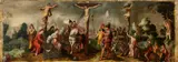 Mount Calvary by Master of the Prodigal Son Pieter Aertsen, Oil on panel, sold Nov 2017