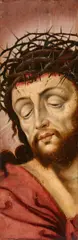 attributed to Bartholomaeus Bruyn the Elder, Christ with the Crown of Thorns, Oil on panel