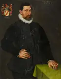 Jacob Willemsz Delff, Portrait of Pieter van der Burch, Oil on panel