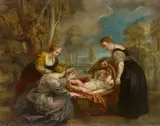 studio of Peter Paul Rubens, The Finding of Moses, Oil on canvas