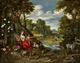 Summer Landscape with Ceres by Jan Brueghel the Younger, Oil on copper, sold Nov 2017