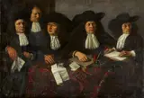 Dutch School circa 1700, Group Portrait of a Cooperative, Oil on canvas