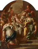 Jacopo Cestaro, The Birth of the Virgin, Oil on canvas (relined)
