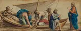 Daniel Nikolaus Chodowiecki, The Calling of Saint Peter, Watercolour