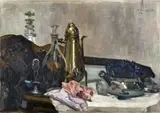 Alfred Marxer, Untitled, Oil on canvas Signed and dated to the upper right corner: "A. MARXER. 09". Minor wear to the edges due to framing, and with minor craquelure in the lighter areas