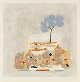 Mark-Antonie Louttre-Bissière, Untitled, Original colour etching and embossed print on wove paper watermarked "BFK RIVES FRANCE" Signed and numbered. Sheet irregularly trimmed