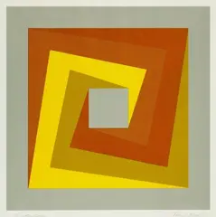 Felix V. Waser, colorchange, Colour silkscreen print on sturdy paper Signed, dated, titled, and numbered. Slight yellowing and light edge