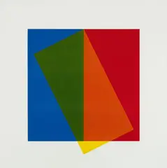Ausgewogen/tür/à deux by Toni Calzaferri, 3 works: each original colour silkscreen prints on wove paper Signed, dated, titled and numbered, offered Nov 2017