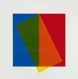 Toni Calzaferri, Ausgewogen/tür/à deux, 3 works: each original colour silkscreen prints on wove paper Signed, dated, titled and numbered