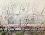 Frank Darius, S-Bahn. S-Bahn II, 1998, 2 Arbeiten: je C-Print auf Kunststoffplatte unter Plexiglas