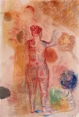 Ioan Iacob, Ohne Titel, 1996/1997, 3 Arbeiten: je Aquarell und Gouache auf Papier