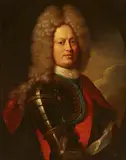 attributed to Jan Frans Douven, Portrait of a Gentleman in a Breastplate, Oil on canvas (relined)