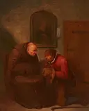 Egbert van Heemskerck the Elder, The Confession, Oil on panel