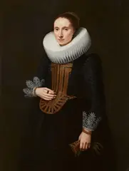 Dutch School 1st half 17th century, Portrait of a Lady in a Ruff, Oil on canvas (relined)