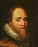 Portrait of Maurice of Orange-Nassau by studio of Probably Michiel van Mierevelt, Oil on panel (parquetted), sold Sep 2017
