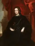 attributed to Jan Roos, Portrait of a Genovese Aristocrat, Oil on canvas (relined)