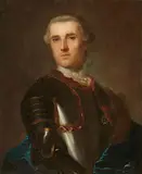 Portrait of a Man with the Order of the Holy Spirit by in the manner of Robert Le Vrac de Tournieres, Oil on canvas (relined), offered Sep 2017