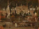 Emma Ciardi, Well in the Park of the Villa Pisani in Stra