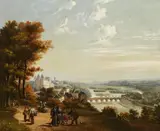 Robert Danz, Castle on the Loire, Oil on canvas (relined)