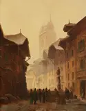 Anton Doll, View of a Town in Upper Bavaria