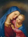 Joseph von Führich, The Virgin and Child, Oil on canvas (relined)