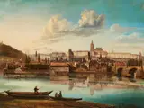 Ferdinand Lepié, The Old City of Prague, Oil on canvas