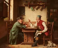 Tavern Scene by Charles Meer Webb, Oil on canvas, offered Sep 2017
