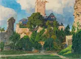 Kerpen Castle in Summer by Fritz von Wille, Oil on canvas, offered Sep 2017