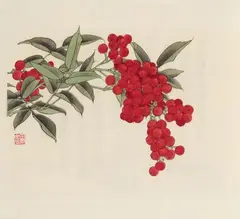 YU Fei-An, One volume of ten titled "Baihua qifang" (A hundred flowers blossom) with ten colour woodblock prints. Rongbaozhai, Beijing 1960, 6th month., One volume of ten titled "Baihua qifang" (A hundred flowers blossom) with ten colour woodblock prints. Rongbaozhai, Beijing 1960, 6th mont