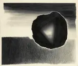 Rupprecht Geiger, Untitled, 1959, Graphite on card