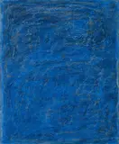 Winfred Gaul, Untitled (22-7-60), 1960, Oil and pastels on tissue paper on canvas