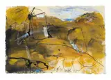 Emil Schumacher, GE-28/1993, 1993, Mixed media on card. Approx