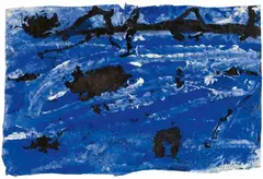 Emil Schumacher, G-10/1987, 1987, Mixed media on card. Approx