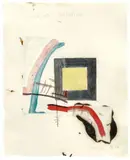 Martin Kippenberger, Beschmutzte Nestwärme, 1984, Mixed media, collaged on paper. Approx
