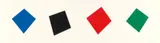 Ellsworth Kelly, Blue Black Red Green